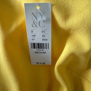 Yellow dress New York company, size 10